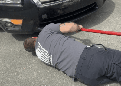 this image shows tire service in Kansas City, MO